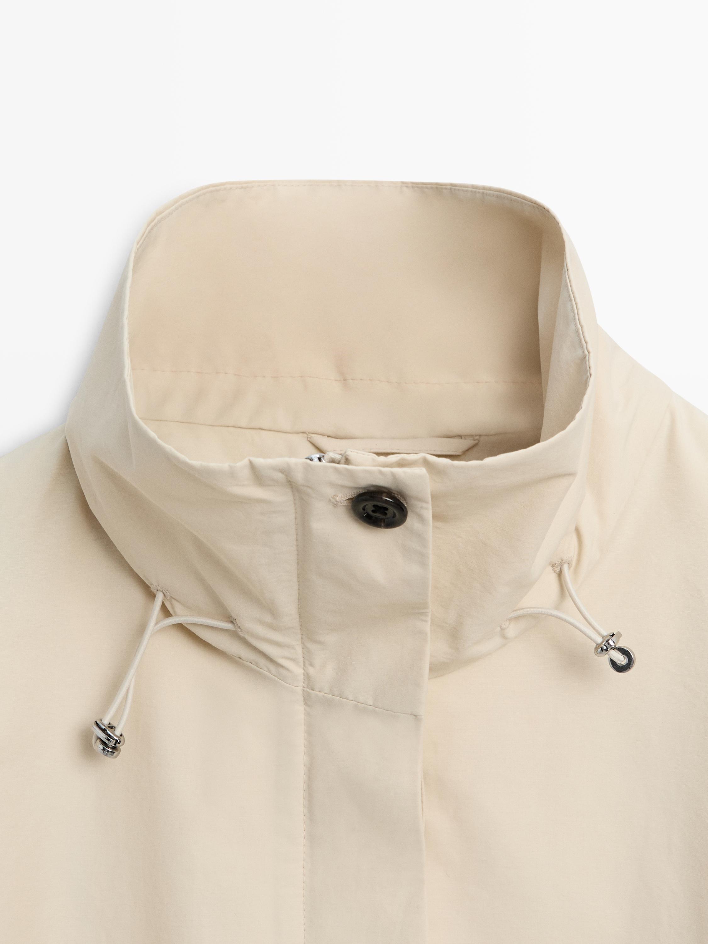 Veste bomber matelassée col montant